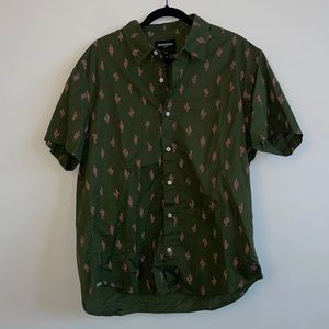 Men’s Bonobos Slim Fit Short Sleeve Shirt Size XL